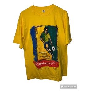 1998 World Cup: Vintage Brazil Franca 98 Art Single Stitch T-Shirt